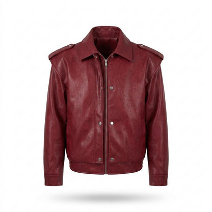 Allsaints Leather - Vehil | Zip-Up Faux-Leather Leather Jacket Men