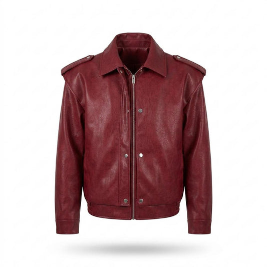 Allsaints Leather - Vehil | Zip-Up Faux-Leather Leather Jacket Men
