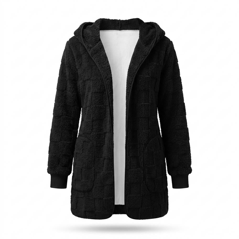 Allsaints Leather - Serel | Hooded Textured Coat Women