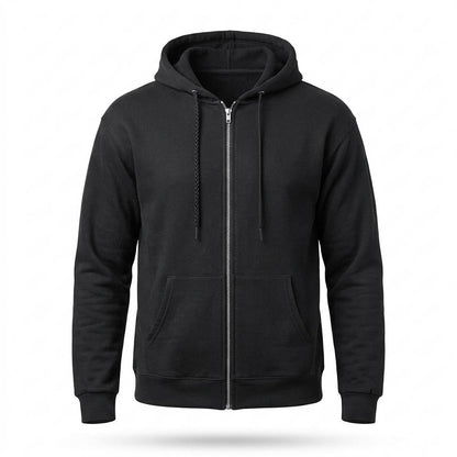 Allsaints Leather - Kasel | Zip-Up Slim-Fit Hoodie Men