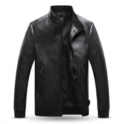 Allsaints Leather - Zesel | Lined Zippered Leather Jacket Men