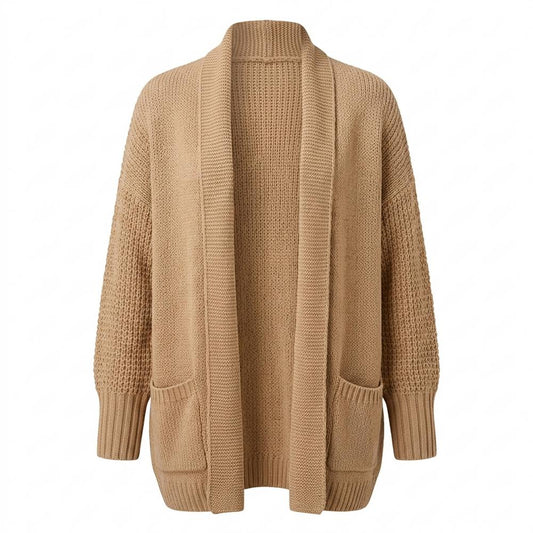 Allsaints Leather - Yozan | Textured Open-Front Knit Cardigan Women