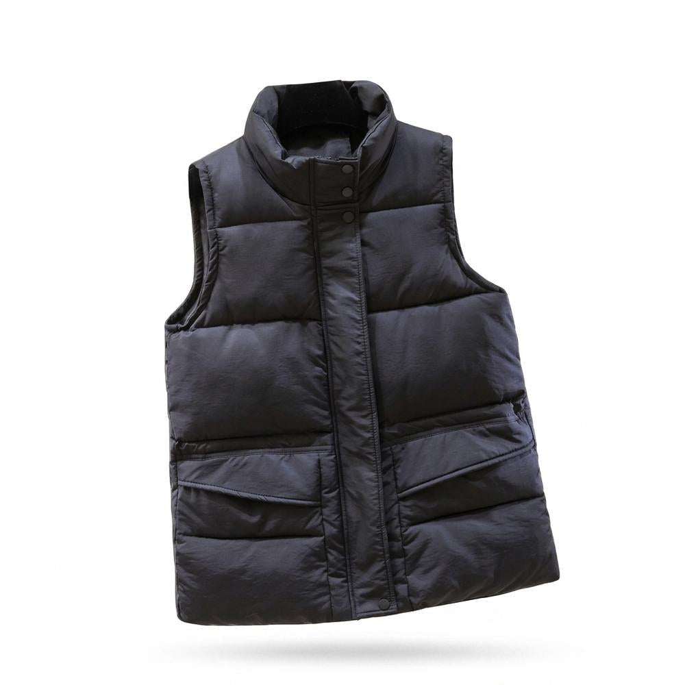 Allsaints Leather - Aulor | Quilted Padded Vest Unisex