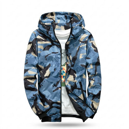 Allsaints Leather - Movum | Hooded Camouflage Jacket Men