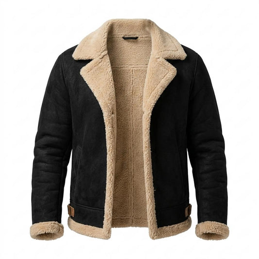 Allsaints Leather - Kemam | Sherpa-Lined Faux-Suede Jacket Men