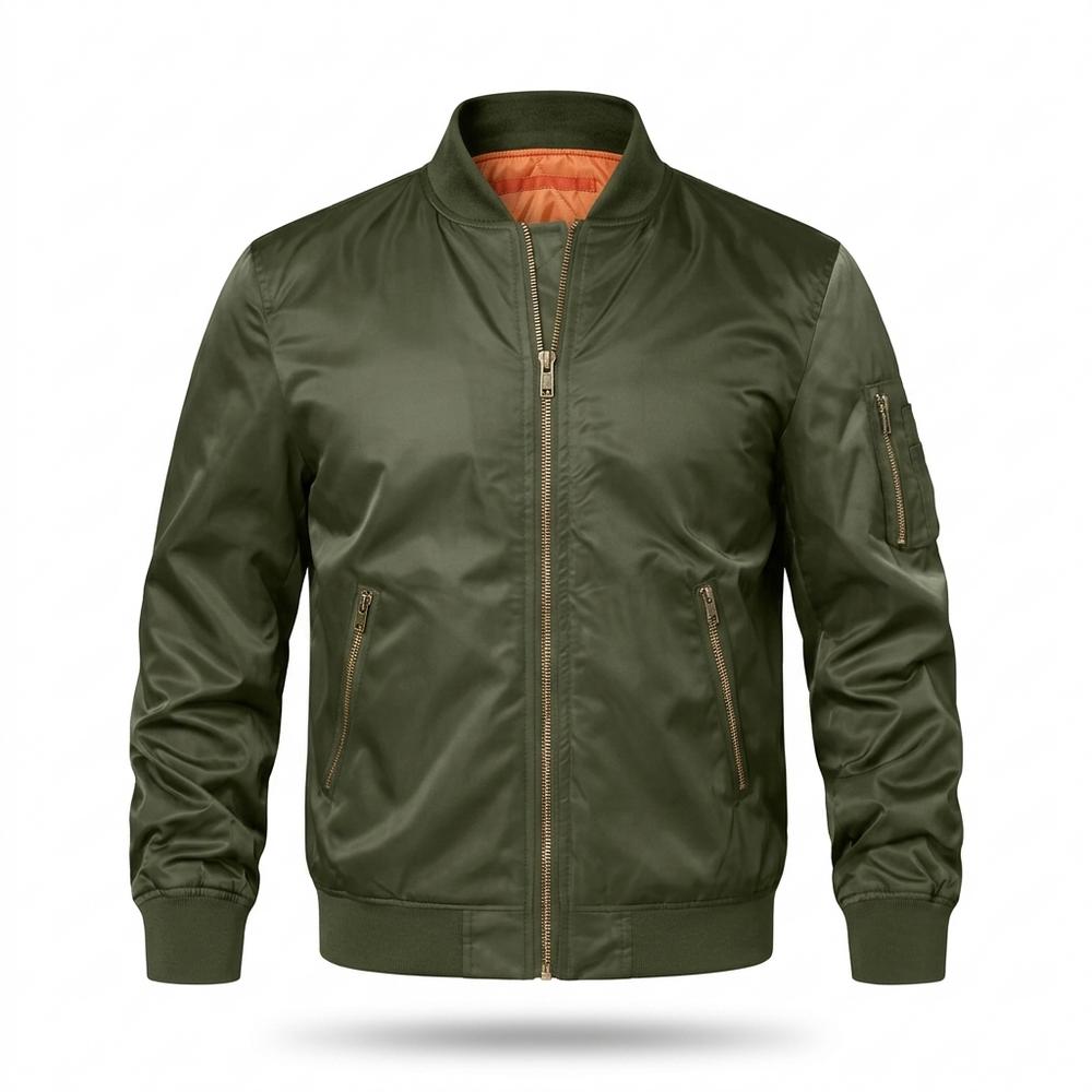 Allsaints Leather - Tilen | Zippered Lined Jacket Men