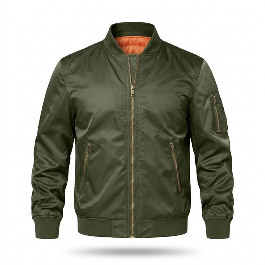 Allsaints Leather - Tilen | Zippered Lined Jacket Men