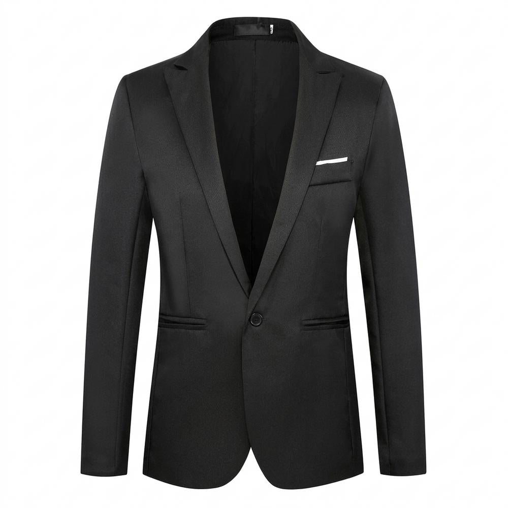 Allsaints Leather - Ronal | Slim-Fit Single-Button Blazer Men