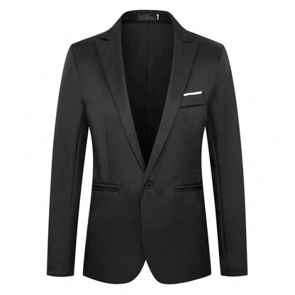 Allsaints Leather - Ronal | Slim-Fit Single-Button Blazer Men