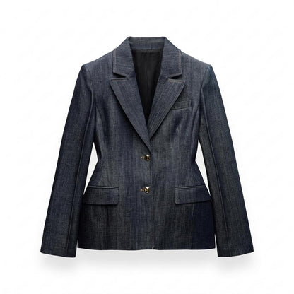 Allsaints Leather - Kesin | Denim Fitted Blazer Women