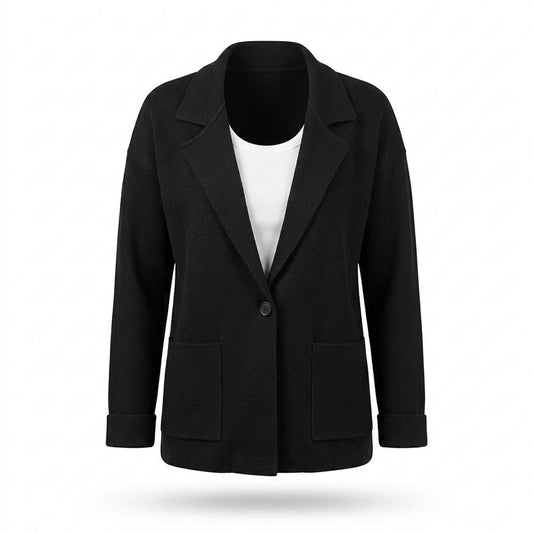 Allsaints Leather - Kelor | Knit Single-Breasted Blazer Women