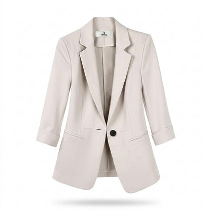 Allsaints Leather - Lonor | Single-Breasted Three-Quarter Sleeve Blazer Women