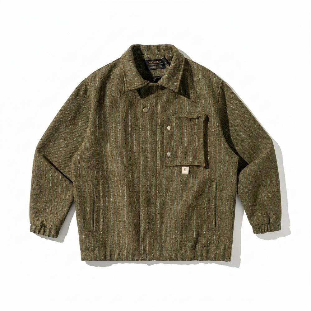 Allsaints Leather - Vavan | Structured Striped Jacket Unisex