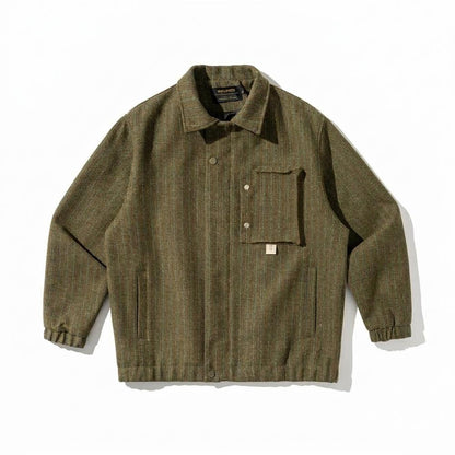 Allsaints Leather - Vavan | Structured Striped Jacket Unisex