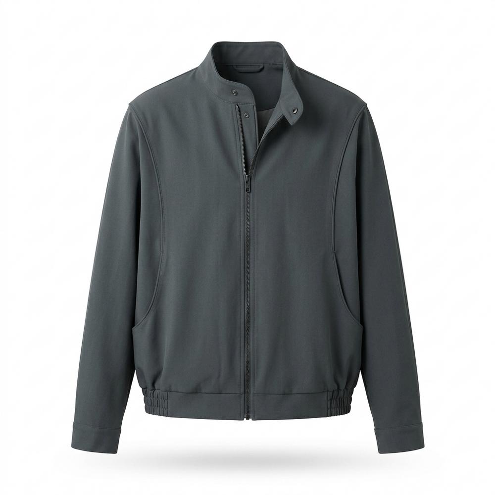 Allsaints Leather - Nodar | Zip-Up Stand-Collar Jacket Men