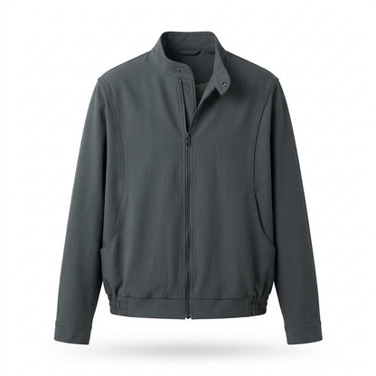 Allsaints Leather - Nodar | Zip-Up Stand-Collar Jacket Men