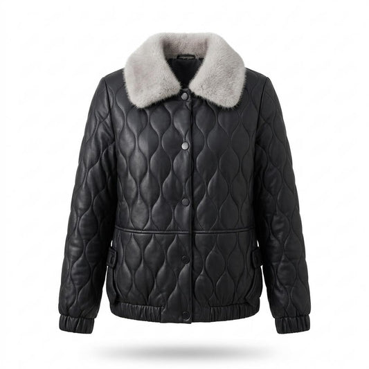 Allsaints Leather - Darel | Quilted Button-Front Jacket Women