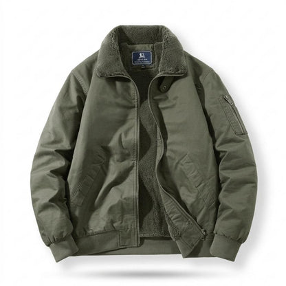 Allsaints Leather - Tavan | Sherpa-Lined Zip-Up Jacket Men