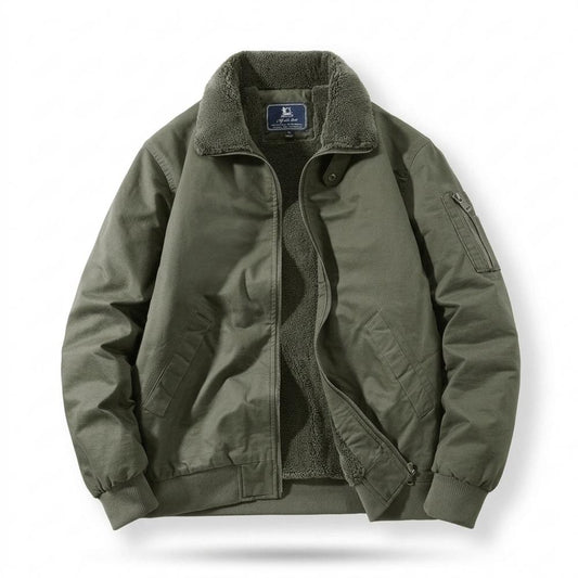 Allsaints Leather - Tavan | Sherpa-Lined Zip-Up Jacket Men