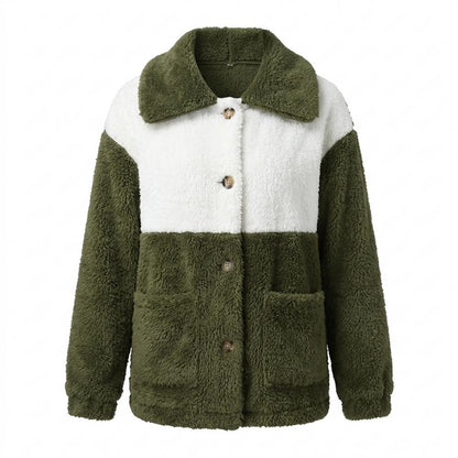 Allsaints Leather - Nilen | Color-Blocked Fleece Jacket Women