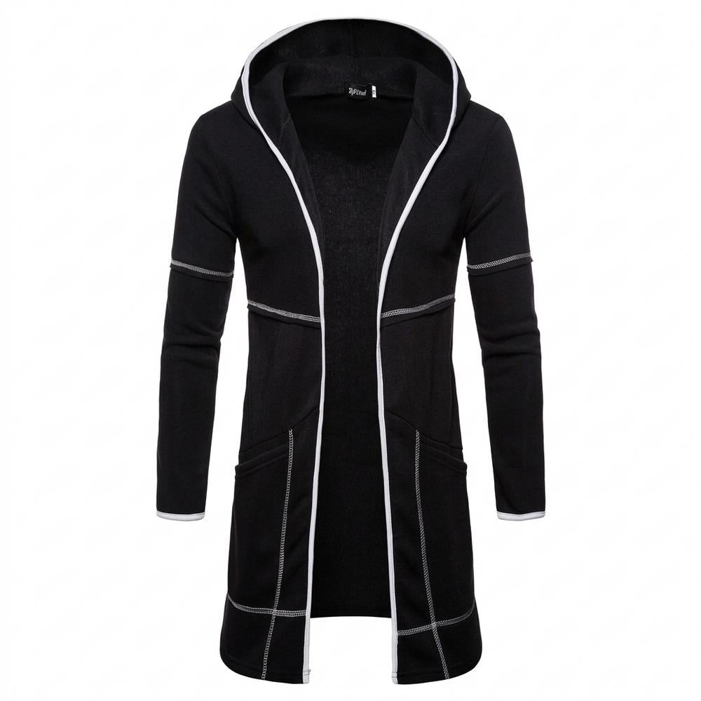 Allsaints Leather - Dafut | Long-Cut Hooded Cardigan Men