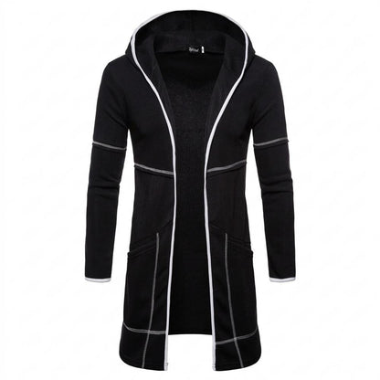 Allsaints Leather - Dafut | Long-Cut Hooded Cardigan Men