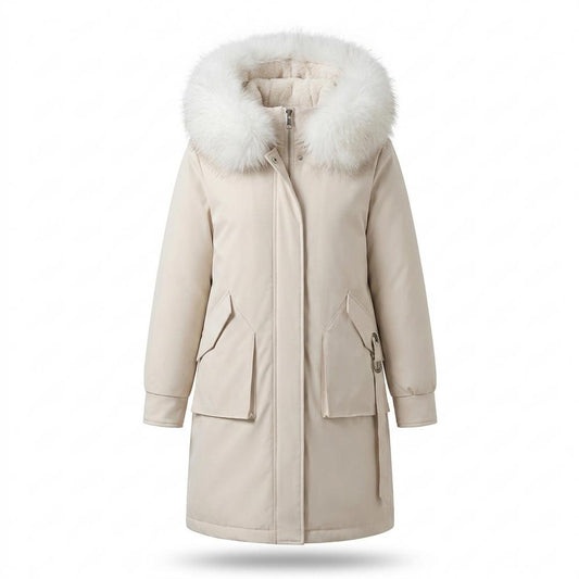Allsaints Leather - Almel | Padded Fur-Trimmed Coat Women