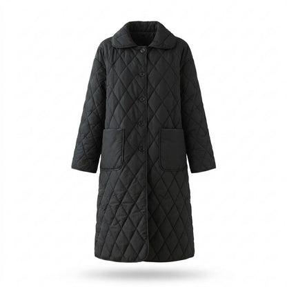 Allsaints Leather - Lylev | Quilted Longline Coat Women