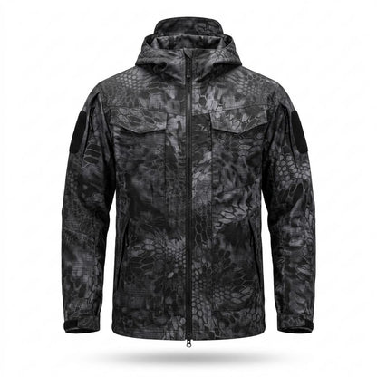 Allsaints Leather - Davel | Patterned Hooded Jacket Men