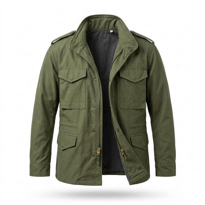 Allsaints Leather - Liror | Multi-Pocket Stand-Collar Jacket Men