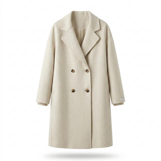 Allsaints Leather - Kevin | Double-Breasted Wool Coat Women
