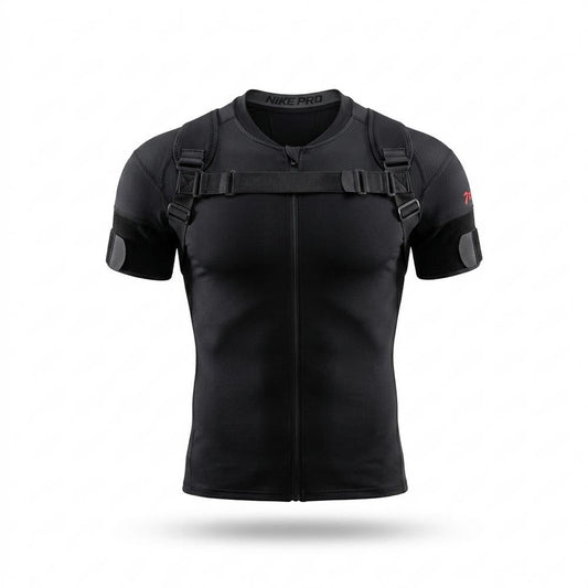 Allsaints Leather - Eihak | Zippered Adjustable T-Shirt Men