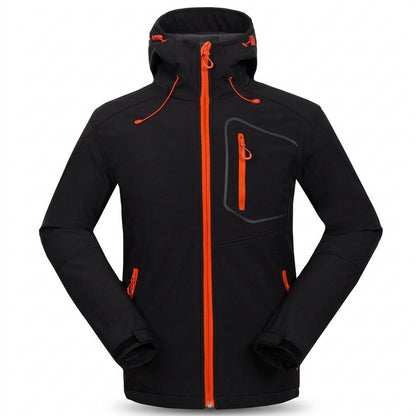 Allsaints Leather - Calen | Hooded Zip-Up Jacket Men