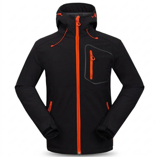 Allsaints Leather - Calen | Hooded Zip-Up Jacket Men