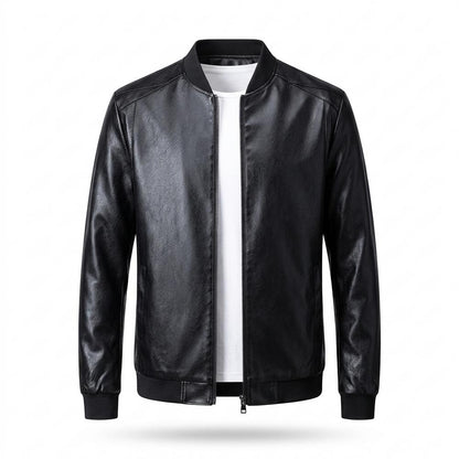Allsaints Leather - Lyvan | Bomber-Style Zip-Up Leather Jacket Men