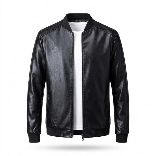 Allsaints Leather - Lyvan | Bomber-Style Zip-Up Leather Jacket Men
