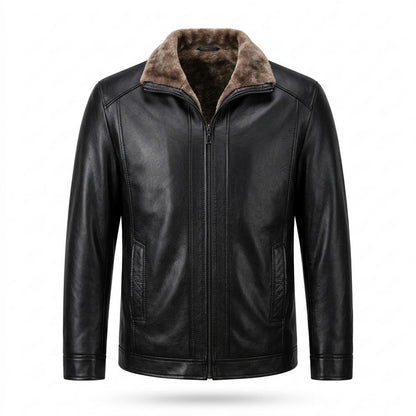 Allsaints Leather - Yolor | Lined Zip-Up Leather Jacket Men