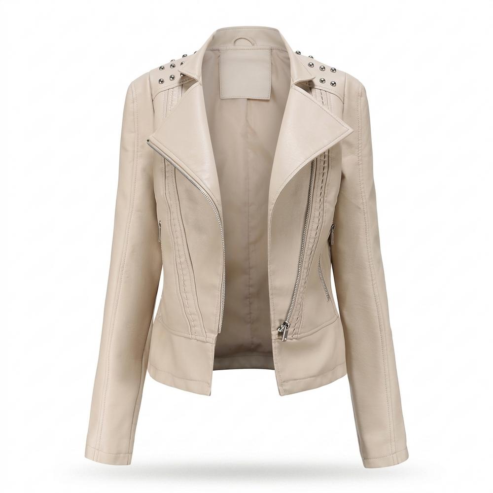 Allsaints Leather - Valin | Studded Asymmetrical Leather Jacket Women