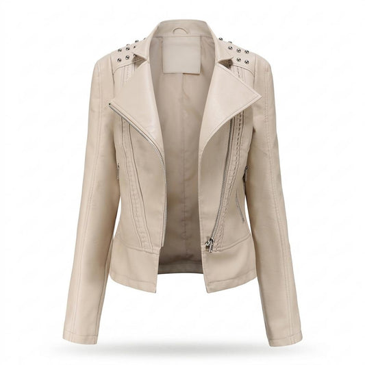 Allsaints Leather - Valin | Studded Asymmetrical Leather Jacket Women