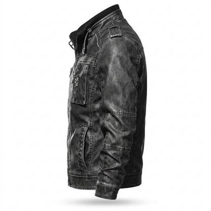 Allsaints Leather - Lydan | Lined Washed Jacket Men