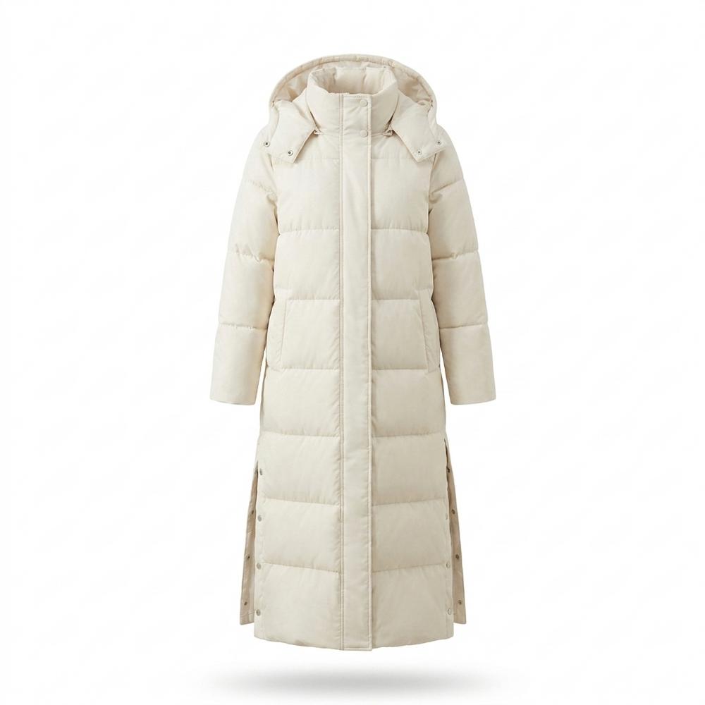 Allsaints Leather - Caram | Padded Longline Coat Women