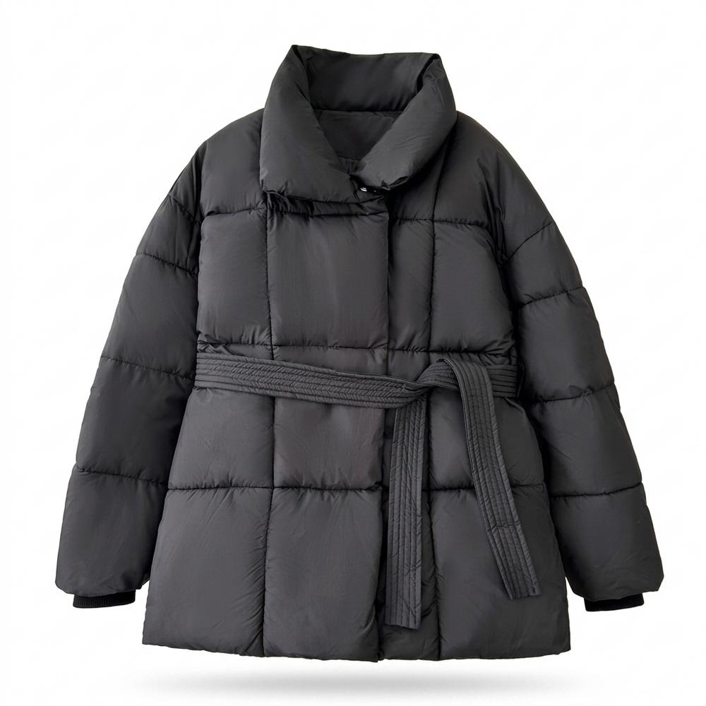 Allsaints Leather - Cavel | Quilted Belted Jacket Women