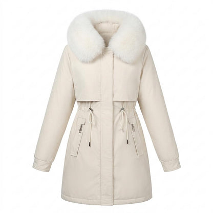Allsaints Leather - Lamel | Lined Fur-Trimmed Coat Women