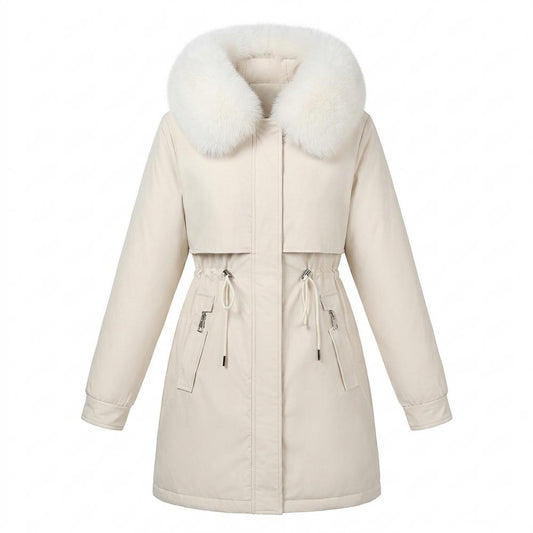 Allsaints Leather - Lamel | Lined Fur-Trimmed Coat Women