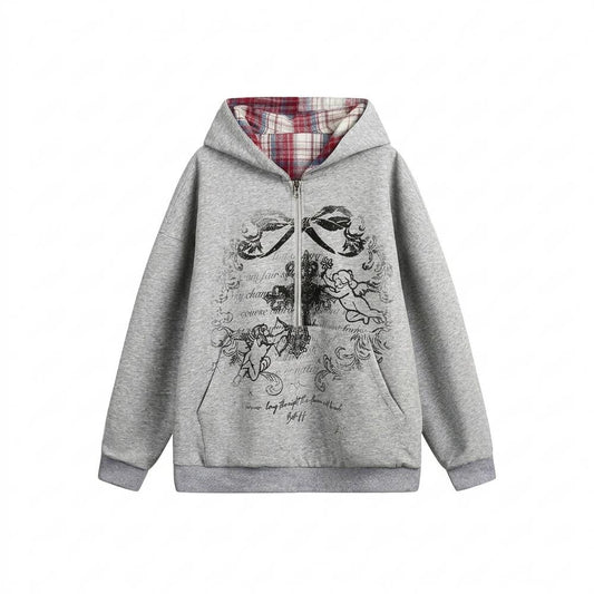 Allsaints Leather - Vesel | Printed Zip-Up Hoodie Unisex