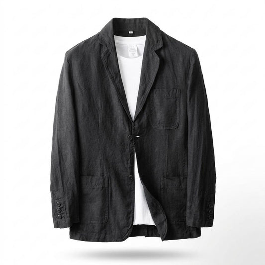 Allsaints Leather - Leser | Linen Unstructured Blazer Men