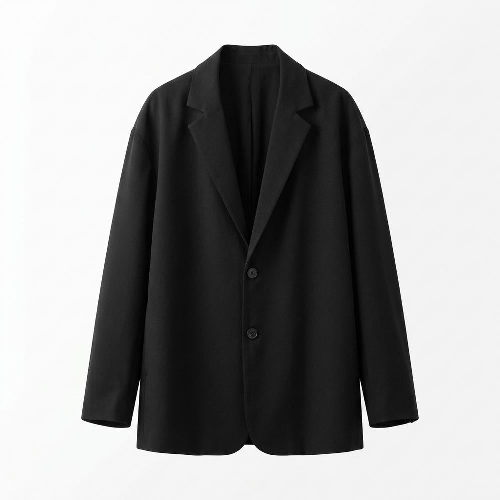 Allsaints Leather - Cadan | Single-Breasted Relaxed-Fit Blazer Men