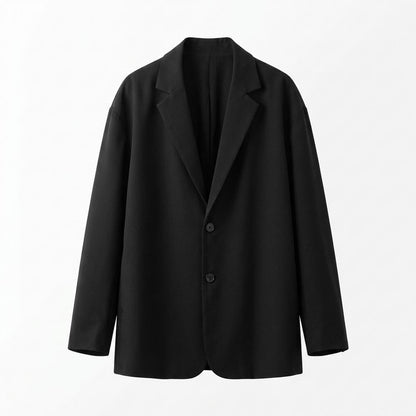 Allsaints Leather - Cadan | Single-Breasted Relaxed-Fit Blazer Men