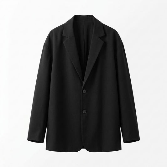 Allsaints Leather - Cadan | Single-Breasted Relaxed-Fit Blazer Men