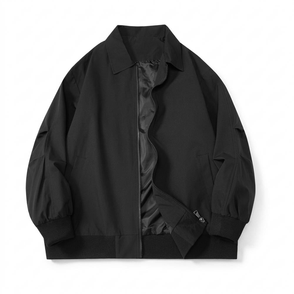Allsaints Leather - Vinor | Zippered Collared Jacket Unisex